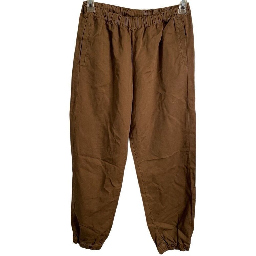 Xirena Womens Jade Pant XL Walnut Pullon Dohney Twill Elastic Hem Minimalist